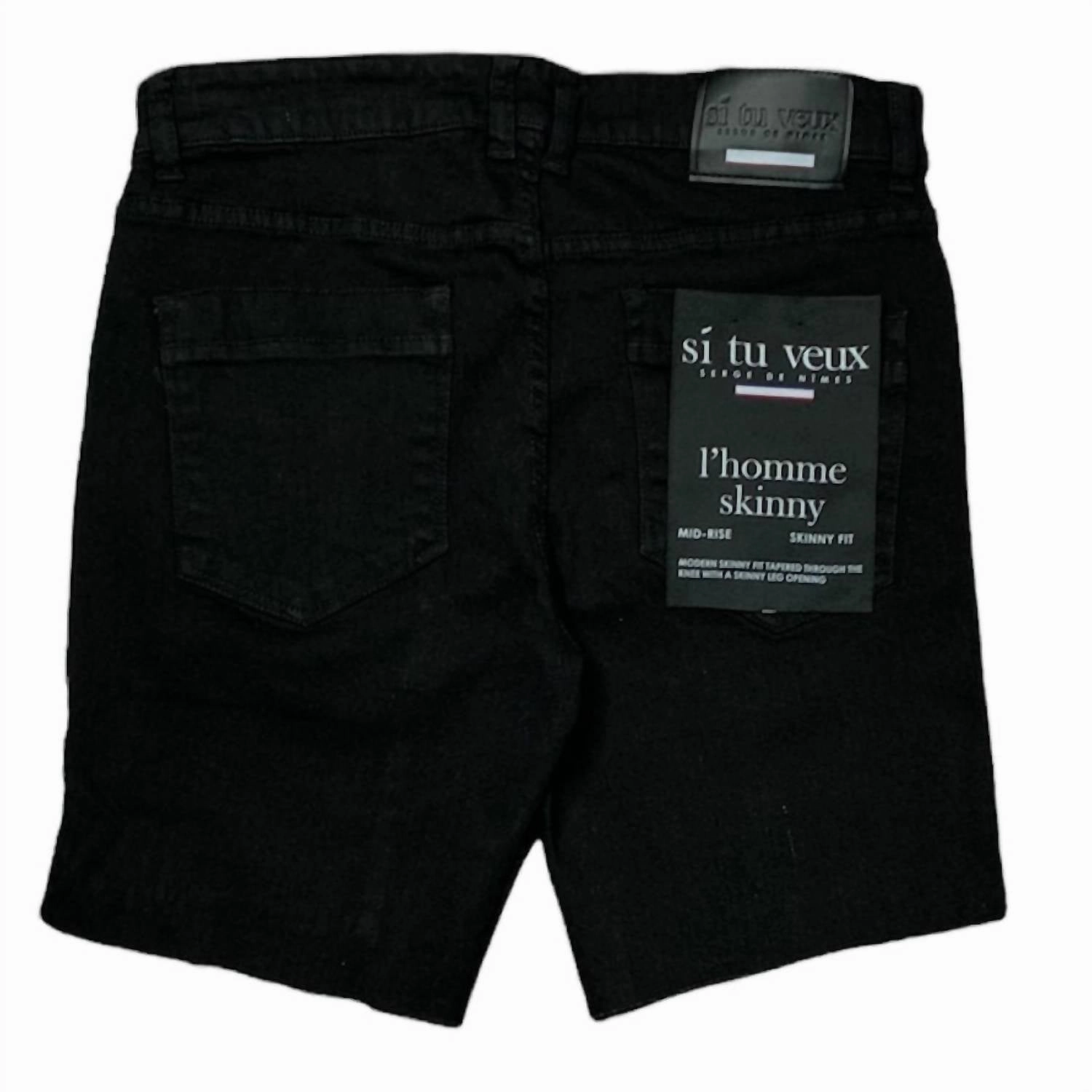 Men's Brutini Cargo Shorts In Jet Black