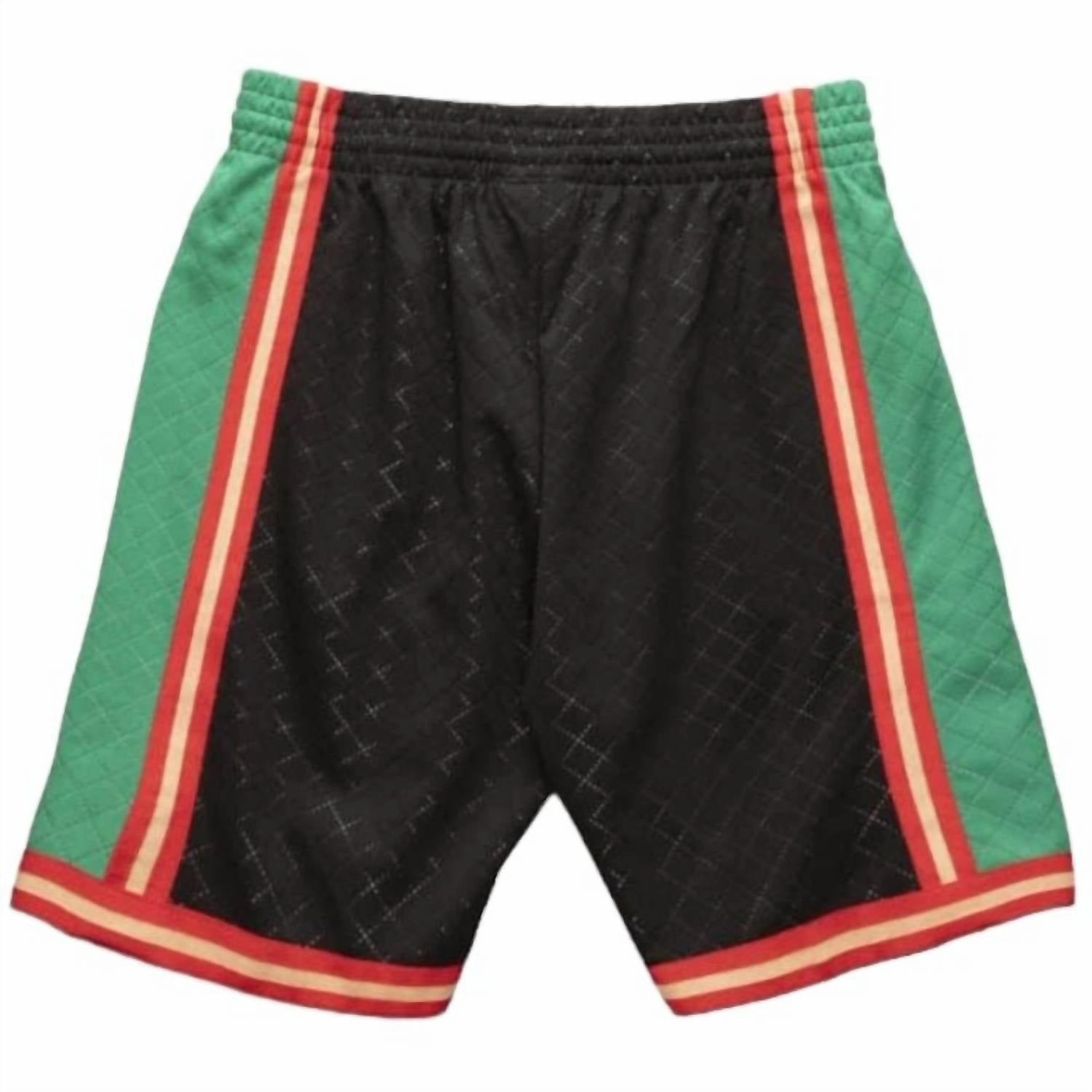Men's Neapolitan Swingman La Lakers Shorts In Black