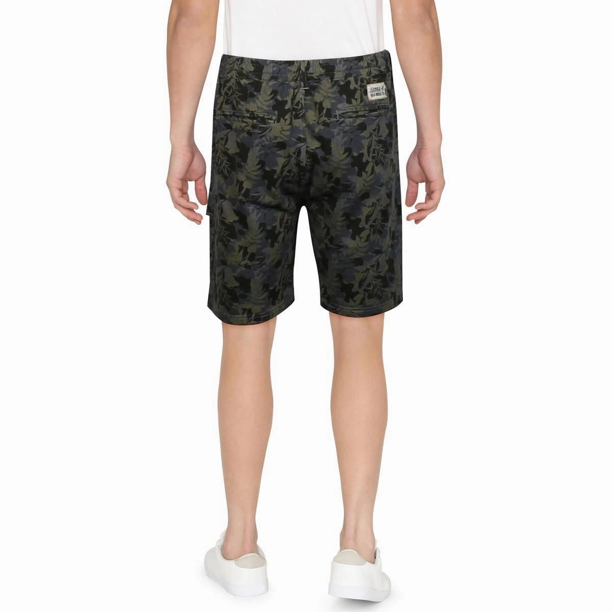 Mens Printed Cotton Casual Shorts