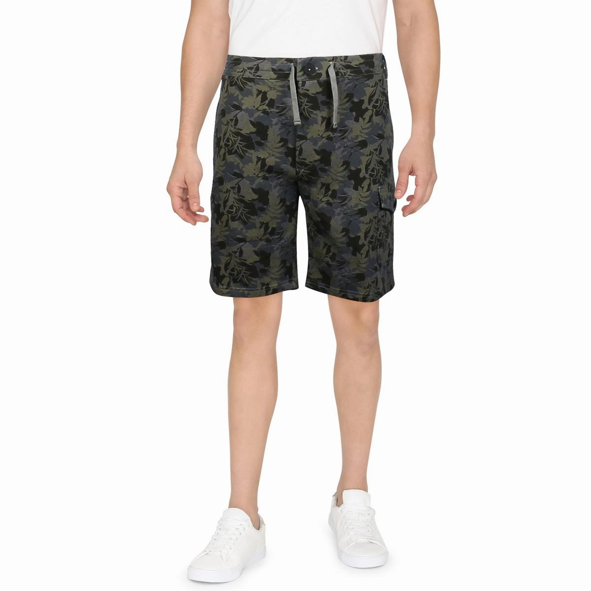Mens Printed Cotton Casual Shorts