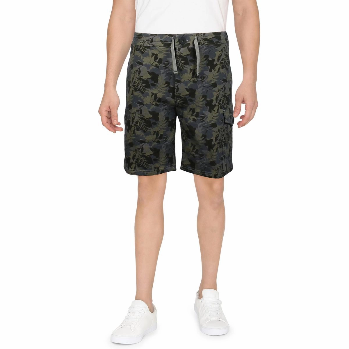 Mens Printed Cotton Casual Shorts