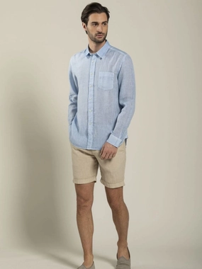 Mermaid Linen Shirt Tops Mens - graphic tees sale