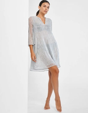 Metallic Tunic - Silver Swim Womens - bikinis clearance