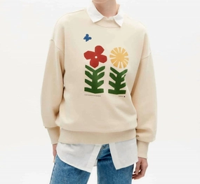 Metamorphosis Crewneck Sweatshirt In Ivory Tops Womens - camisoles best price