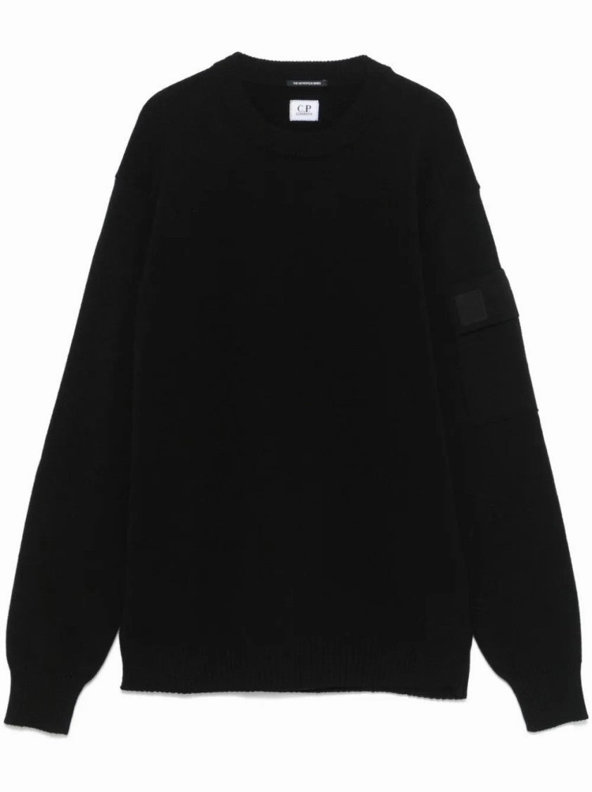 Metropolis Extra Fine Merino Wool Crewneck Sweater