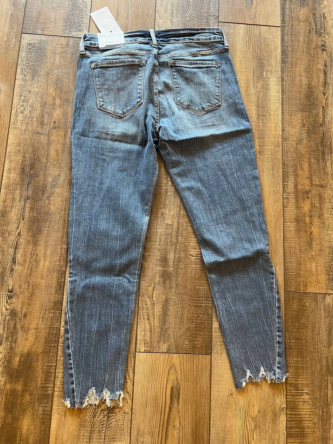 Mid Rise Skinny Jean In Blue