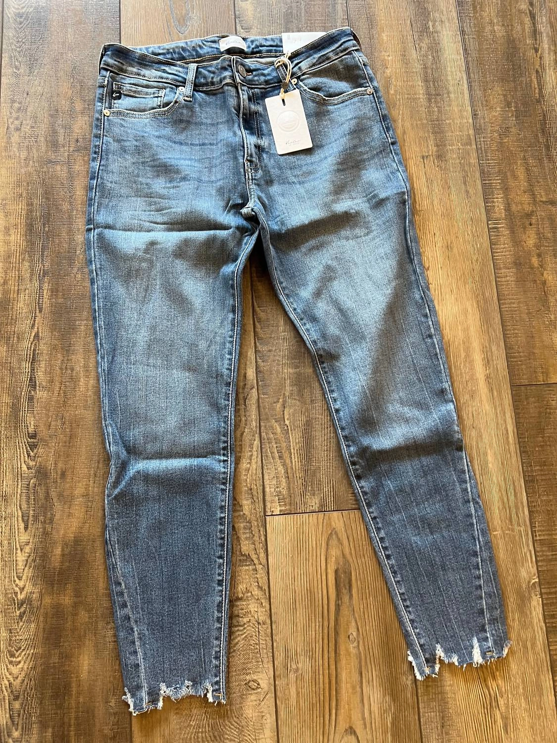 Mid Rise Skinny Jean In Blue