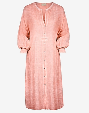 Midi Beach Shirt - Mellow Peach Swim Womens - bikinis clearance