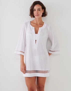 Midi Tunic - White Swim Womens - bikinis clearance
