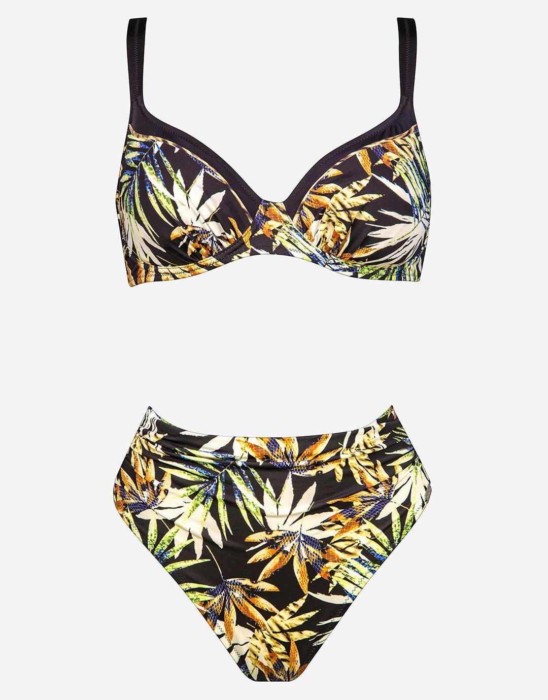 Midnight Sounds Underwired Bikini Set - Ethno Jungle Swim Womens - monokinis best price