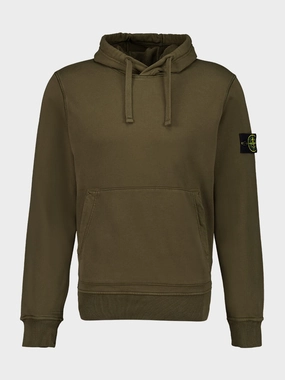 Military Green Hooded Sweatshirt Tops Mens - thermal tops
