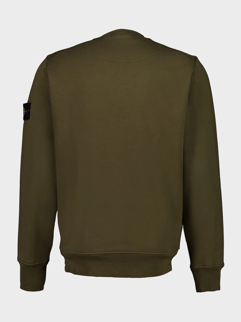 Military Green Sweatshirt with Side Logo