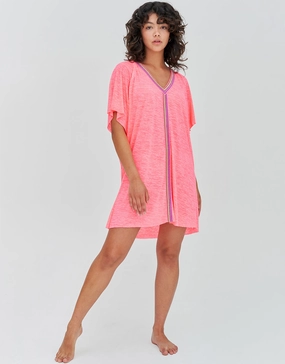 Mini Abaya Dress - Hot Pink Swim Womens - swimwear sale