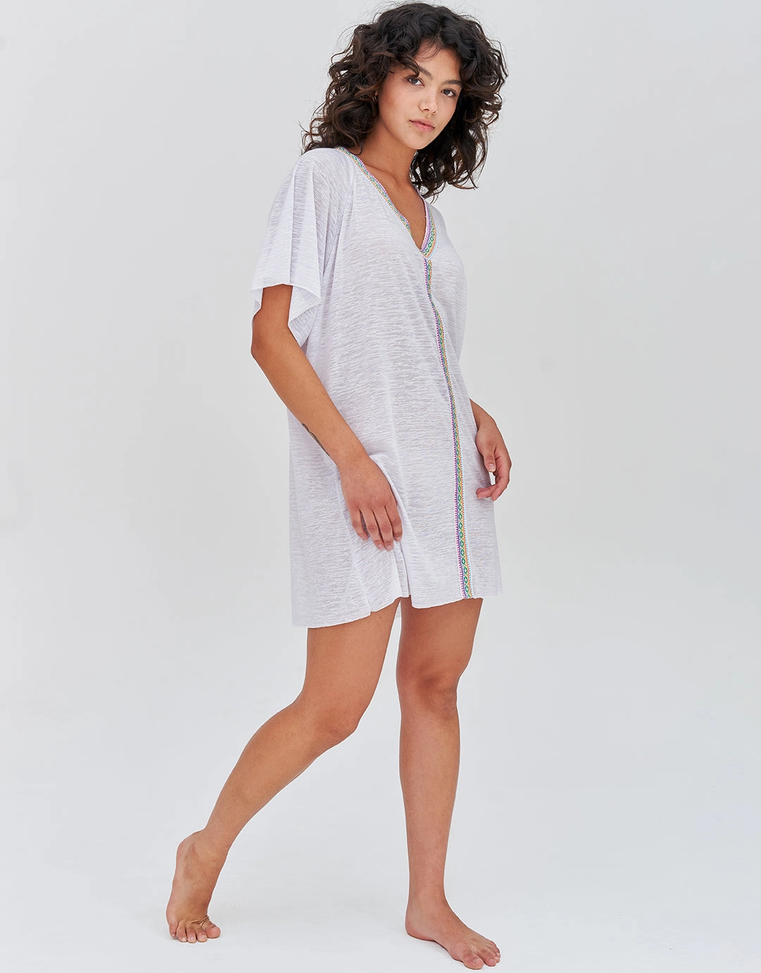 Mini Abaya Dress - White Swim Womens - swimwear sale