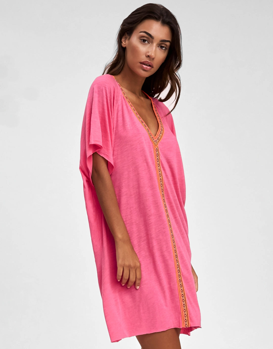Mini Pima Abaya Dress - Hot Pink Swim Womens - bikinis clearance