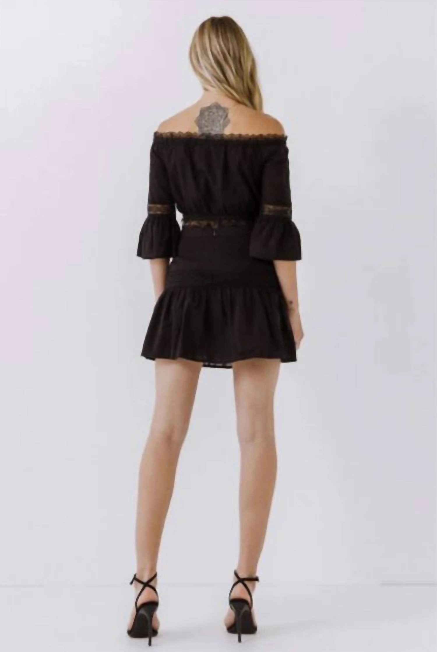 Mini Skirt In Black