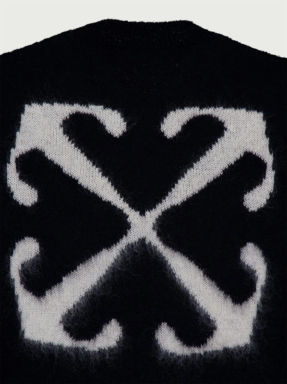 Mohair Arrow Knit Crewneck