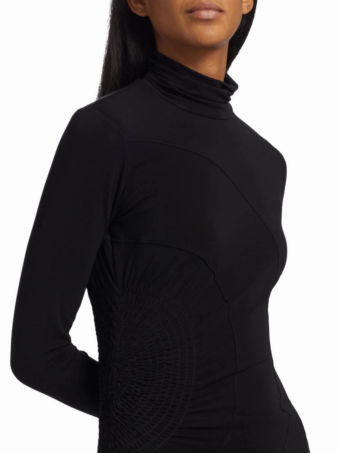 Molly Smocked Top In Black