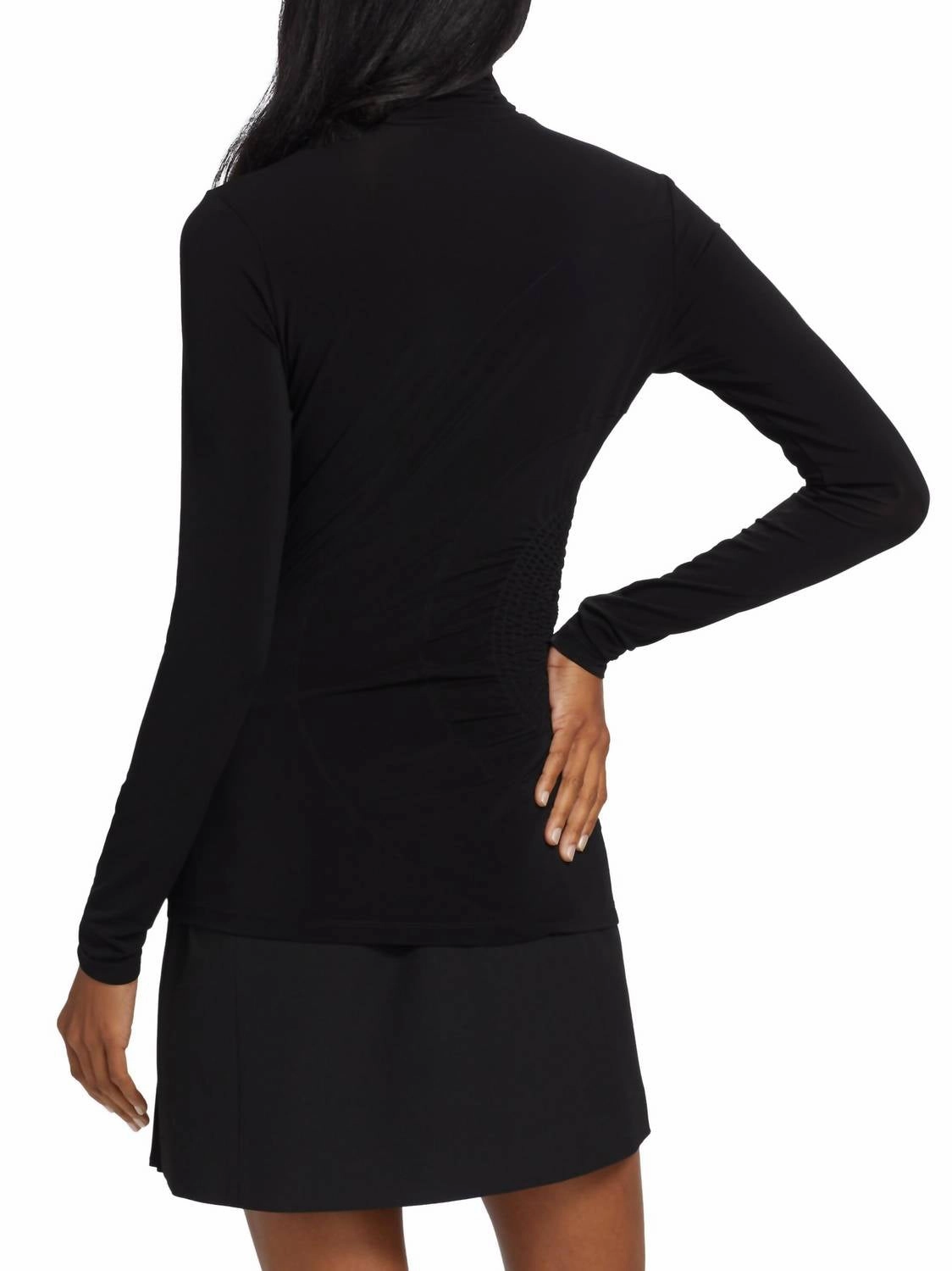 Molly Smocked Top In Black