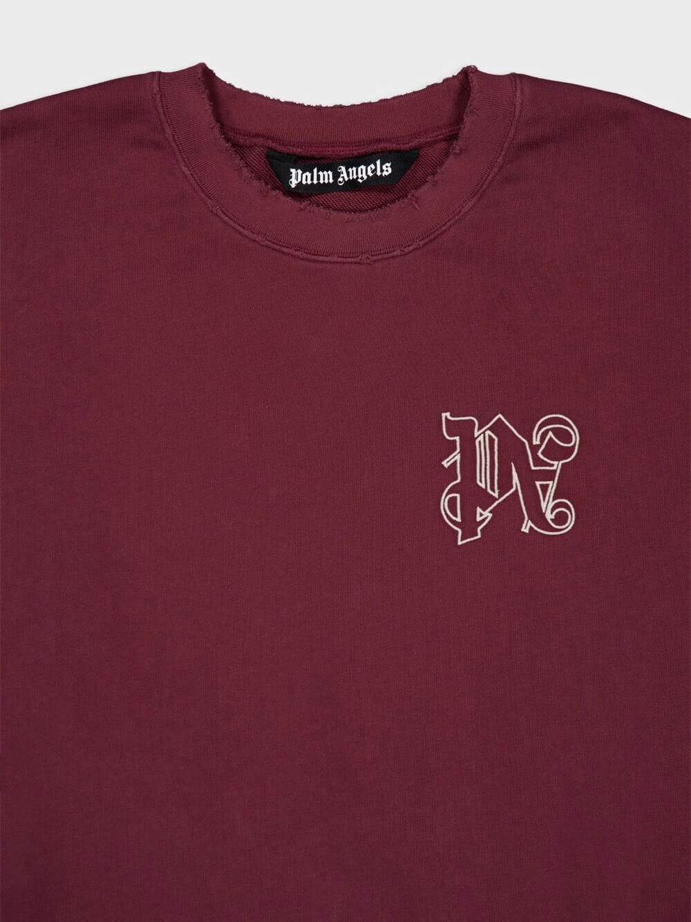 Monogram-Embroidered Cotton Sweatshirt