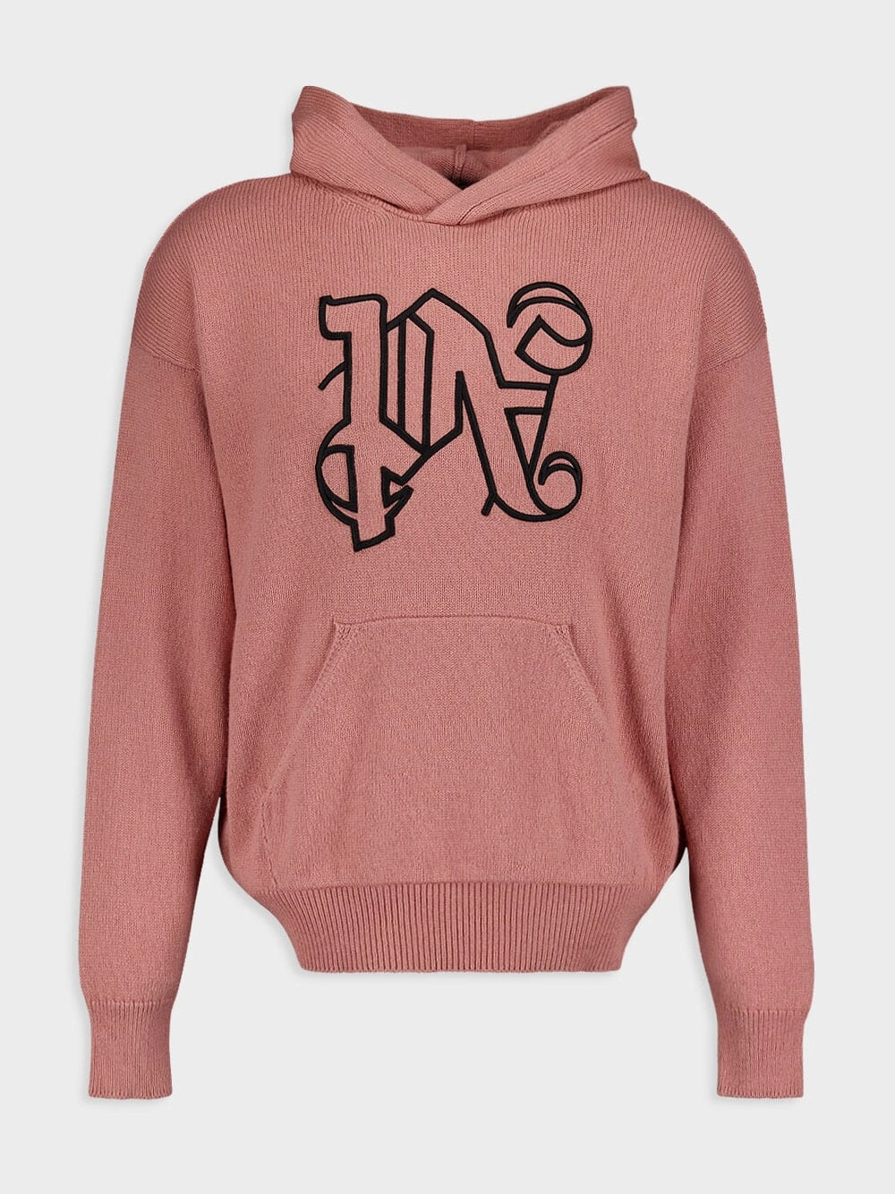 Monogram Knit Hoodie Tops Mens - thermal tops