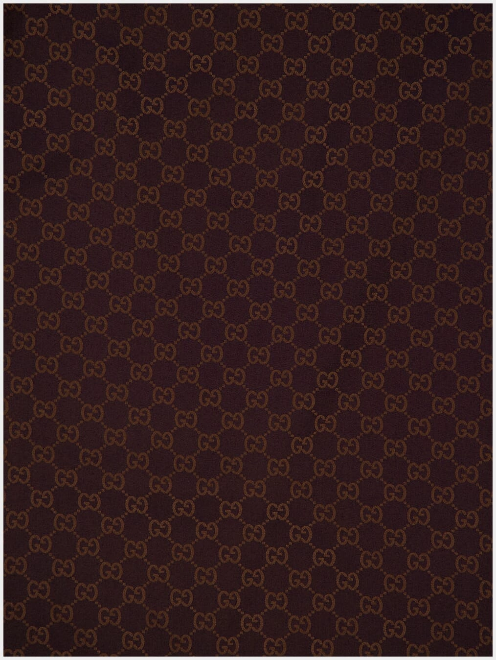 Monogram Pattern Pencil Skirt