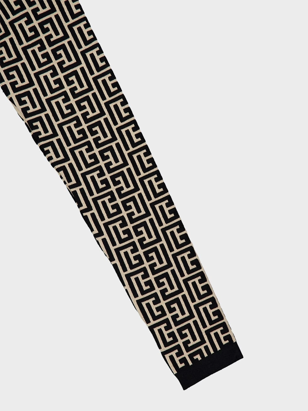 Monogram Print Turtleneck