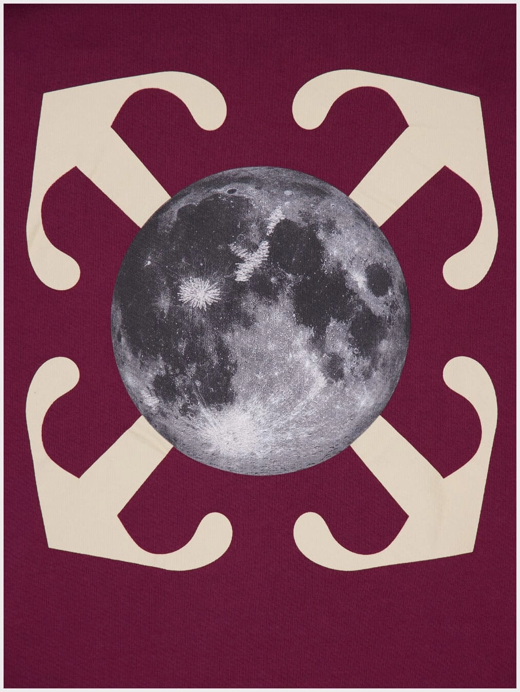 Moon Arrow Cotton Hoodie