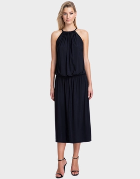 Moonlight Glow Halter Dress - Black Swim Womens - swimwear sale