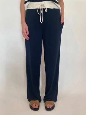 Mulan Trouser Pants In Dark Blue womens cropped pants sale