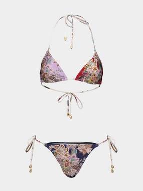 Multicolour Rhiannon Mini Triangle Bikini Swim Womens clearance sale