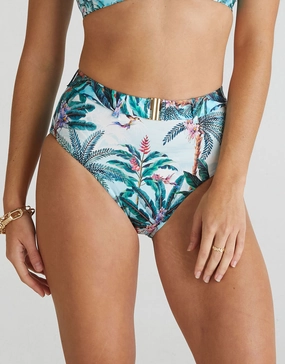 Muse Marilyn High Waist Bikini Pant - Multi Swim Womens - swimsuits outlet