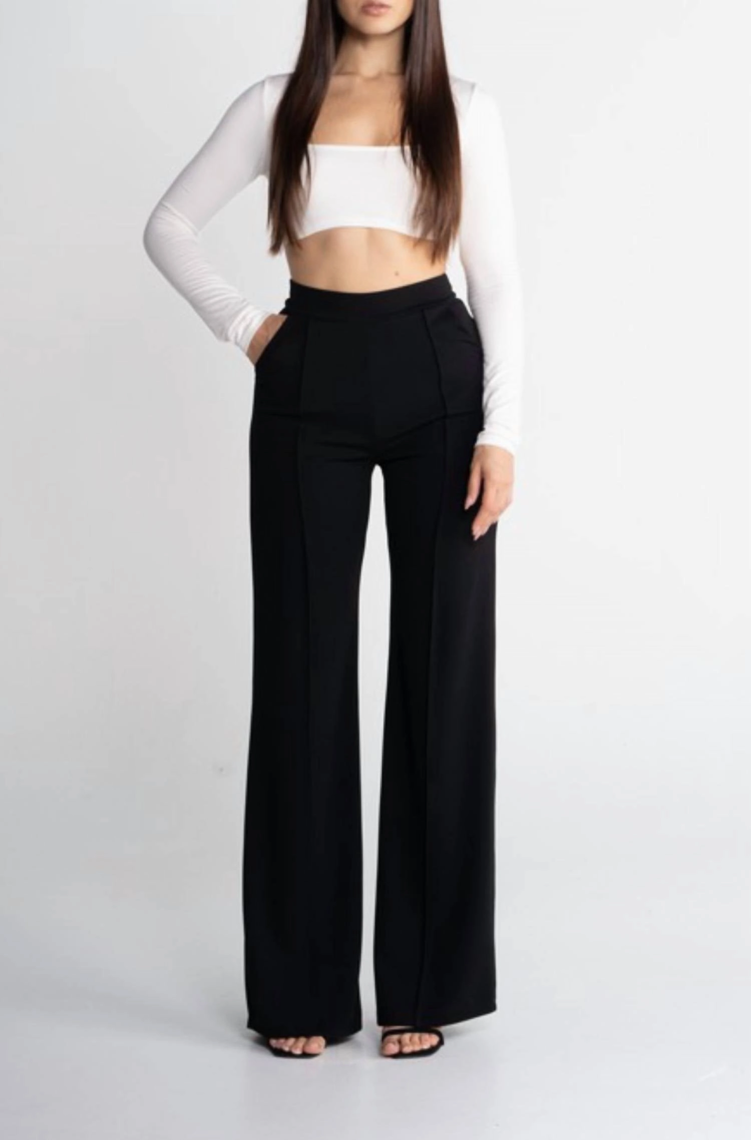 Naomi Trouser In Black womens sweatpants cheap