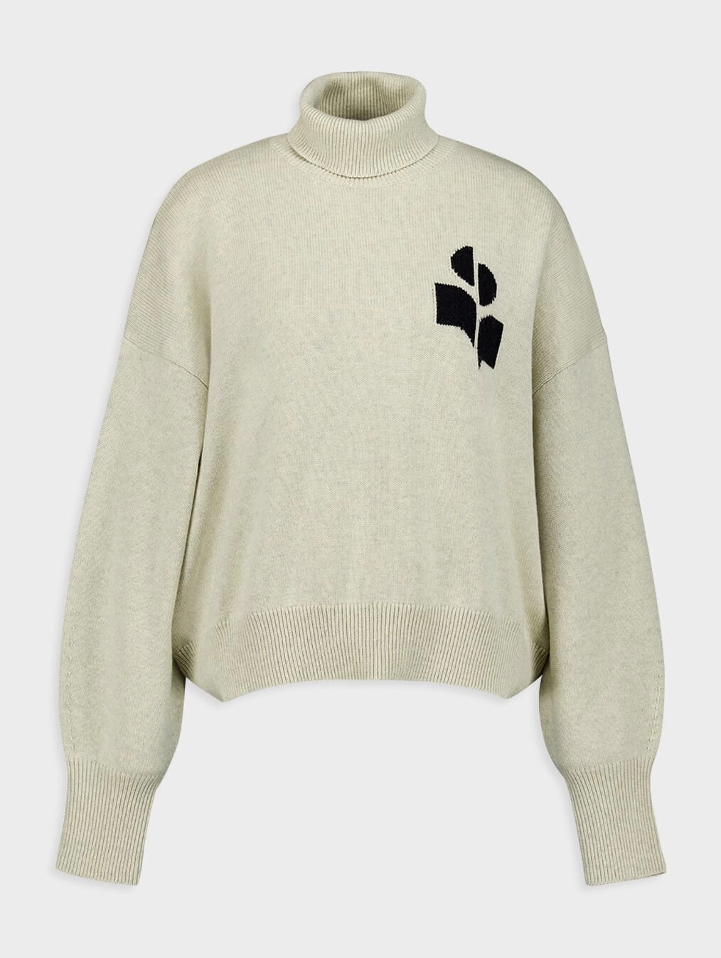 Nash Roll-Neck Intarsia-Knit Logo Jumper Knitwear Womens - women's knitwear cheap
