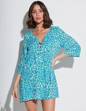 Nassau Tunic - Blue Swim Womens - bikinis clearance