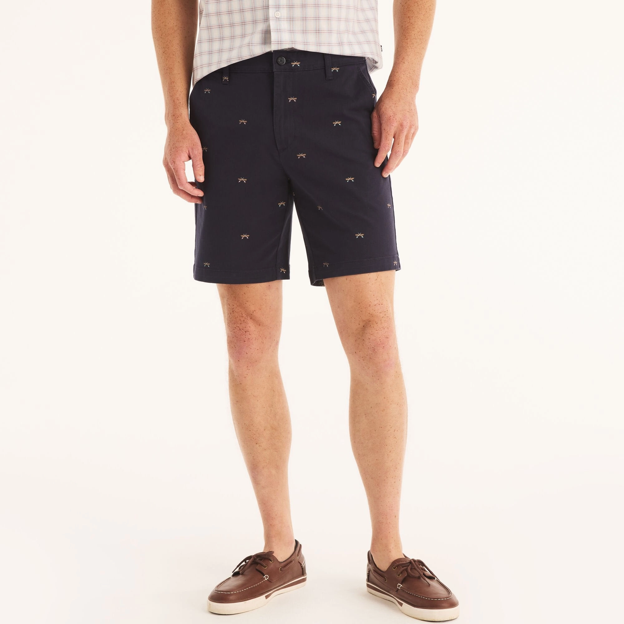 Nautica Mens 8.5" Printed Deck Short
