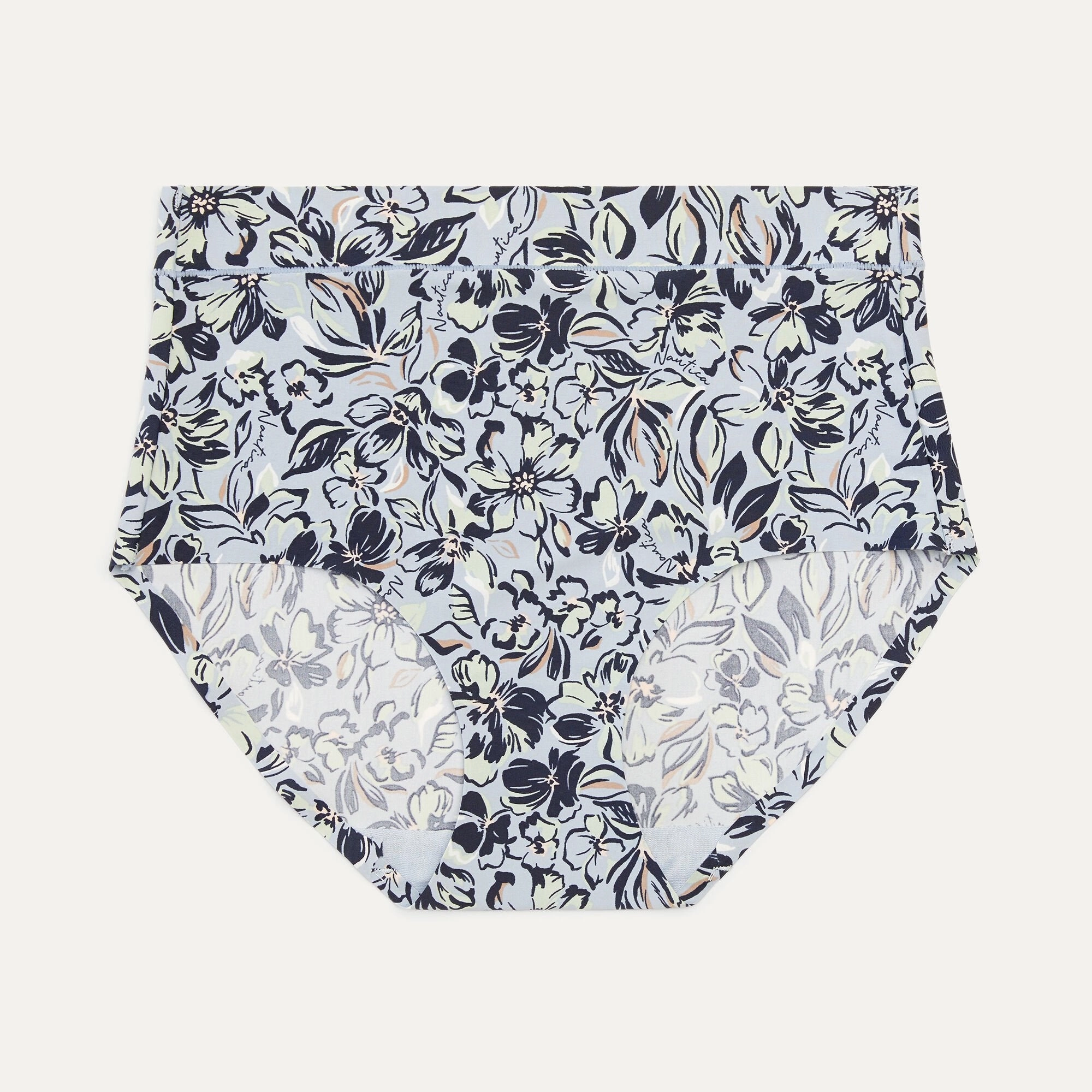 Nautica Womens Laser-Cut Mid-Rise Brief, 5-Pack