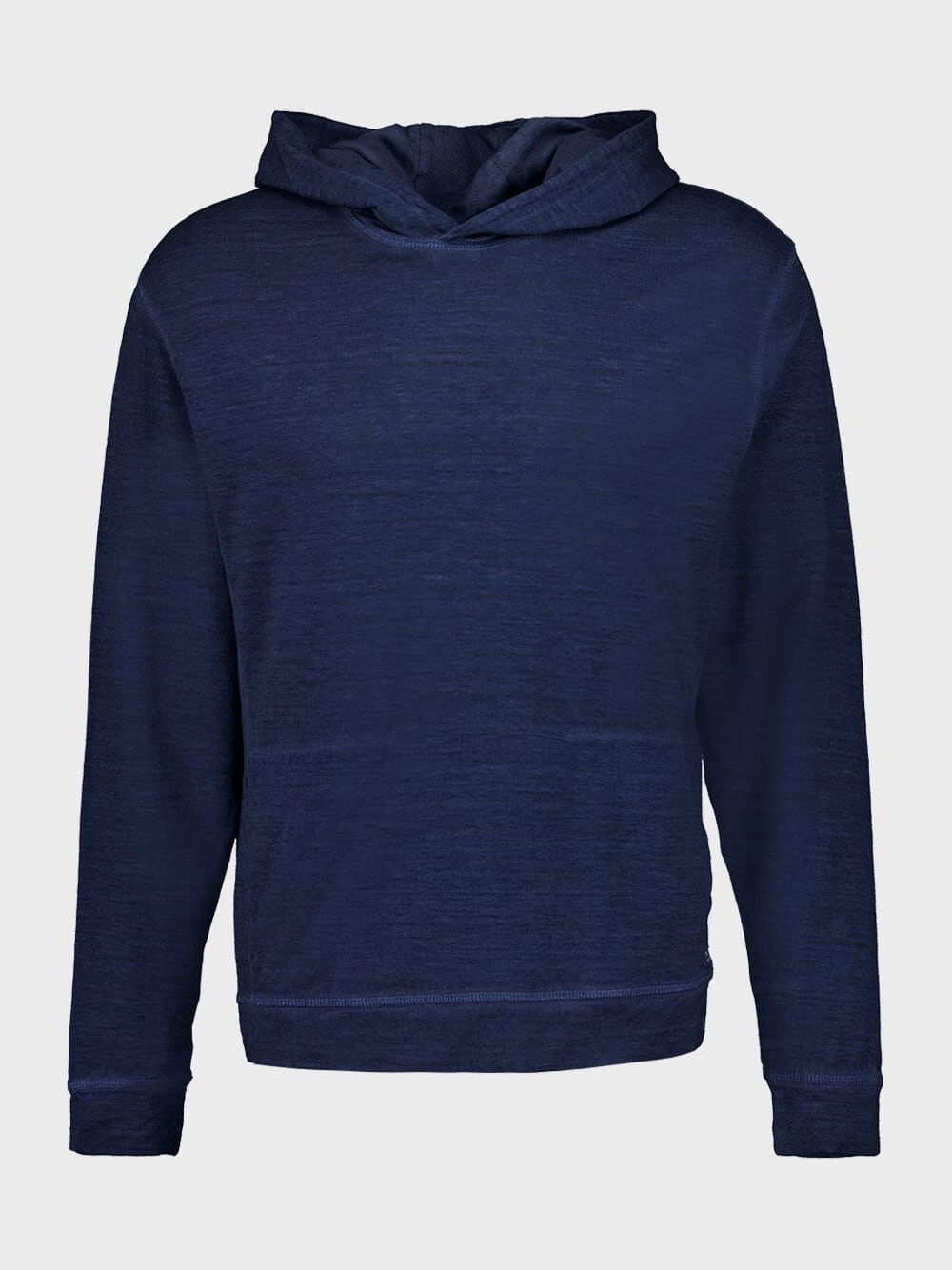 Navy Blue Fade Long-Sleeve Hooded Sweatshirt Knitwear Mens - men's sweaters sale