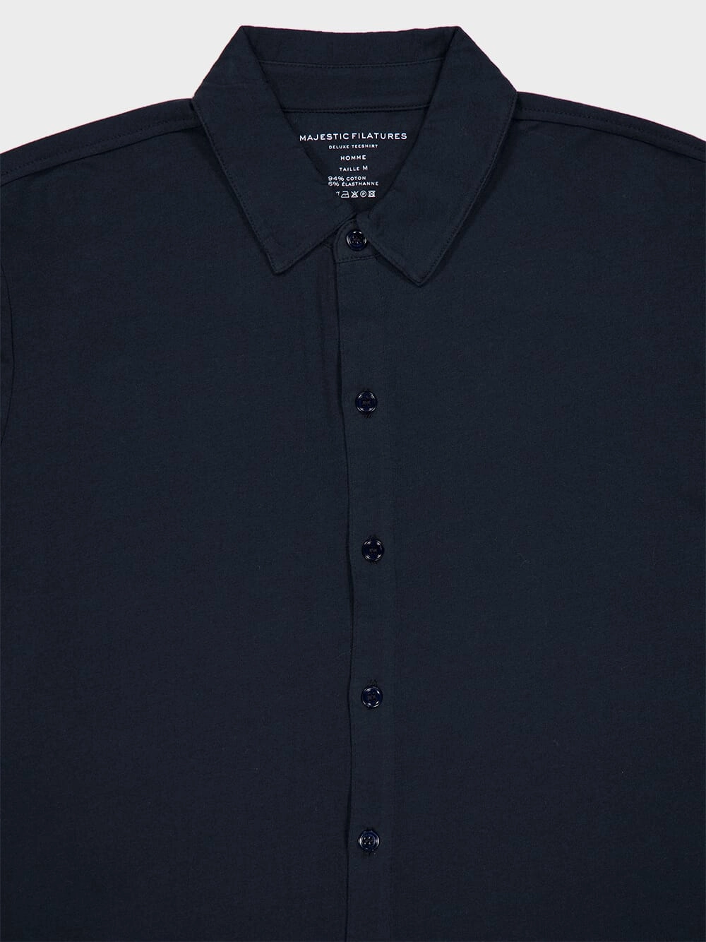 Navy Blue Organic Cotton Artisanal Dyeing Herman Shirt