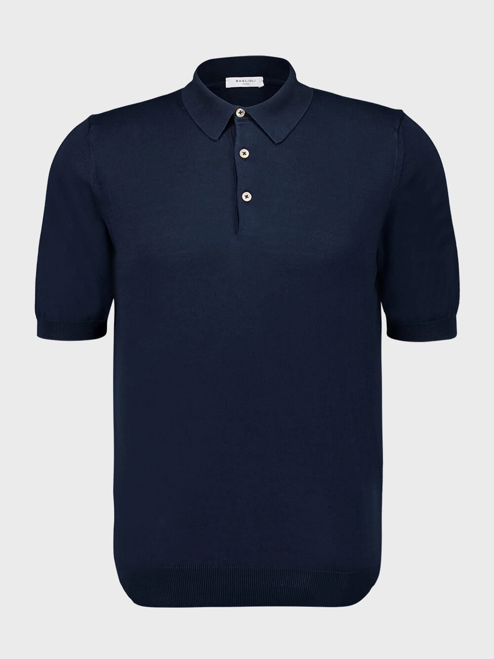 Navy Blue Regular-Fit Cotton Polo Tops Mens - men's t-shirts outlet