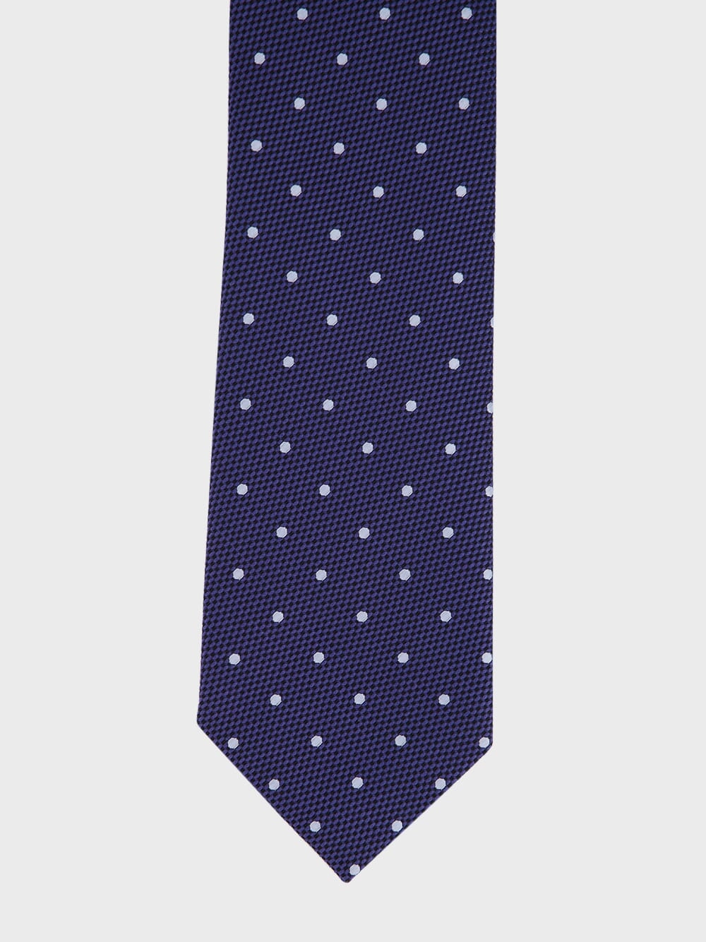 Navy Dotted Elegance Tie