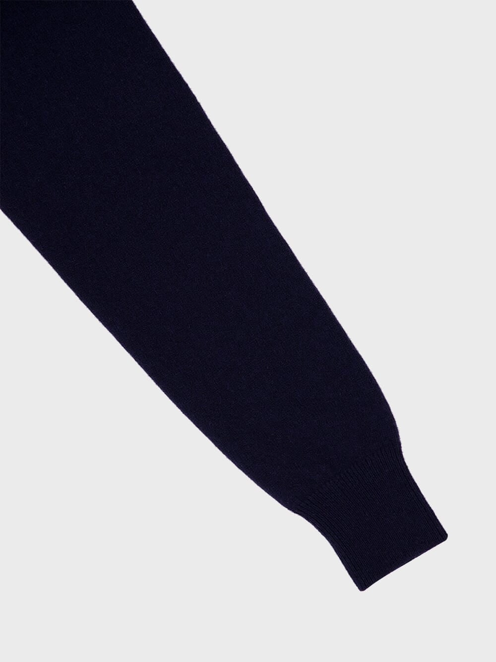 Navy Eco-Cashmere Knit Jumper