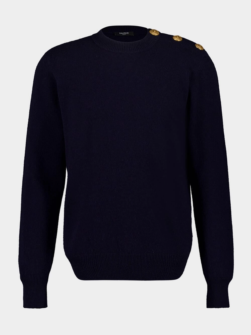 Navy Eco-Cashmere Knit Jumper