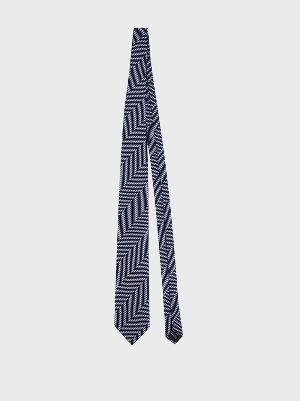 Navy Micro-Pattern Tie