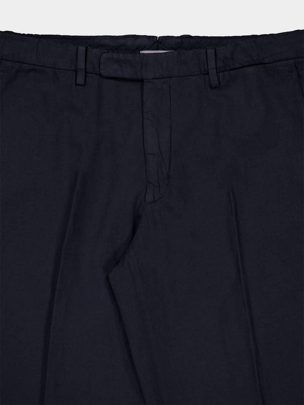Navy Pressed-Crease Trousers