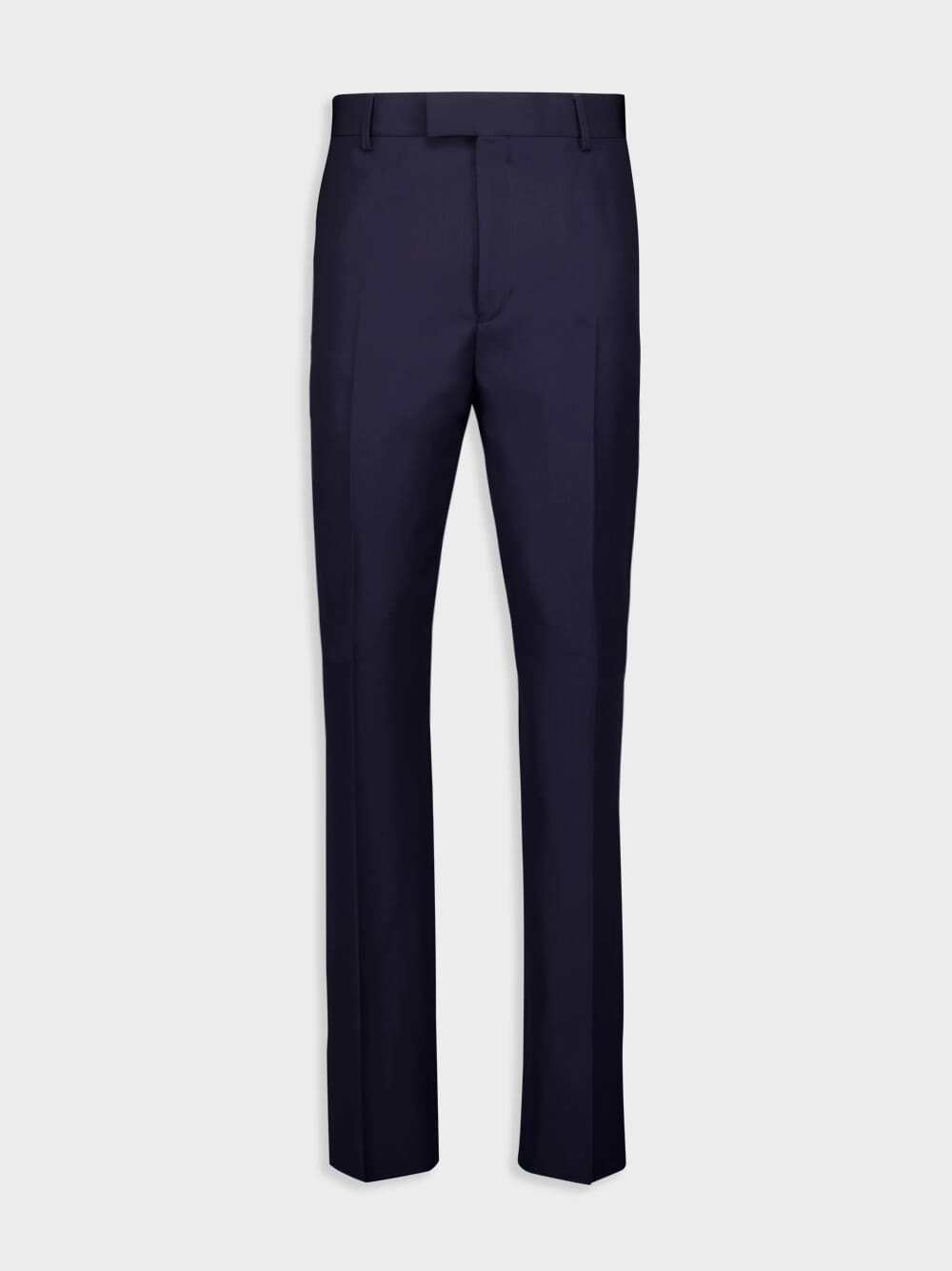 Navy Straight-Fit Trousers Suits Mens - men's suits outlet