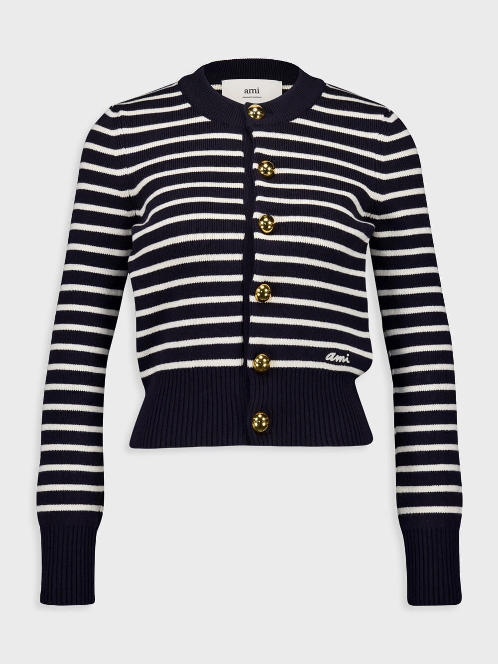 Navy Striped Sailor Cardigan