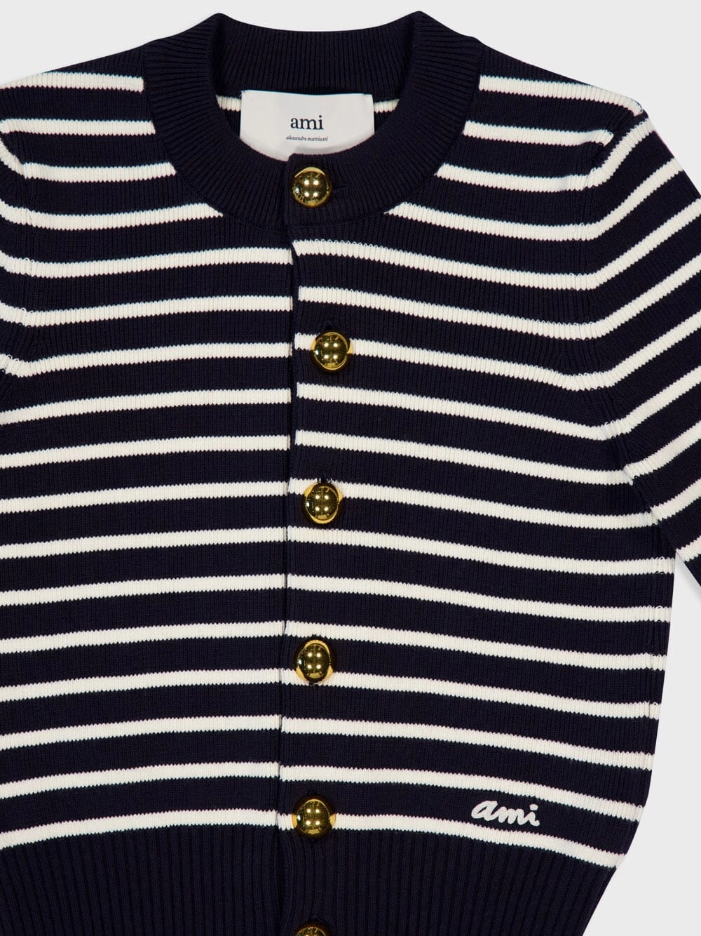 Navy Striped Sailor Cardigan