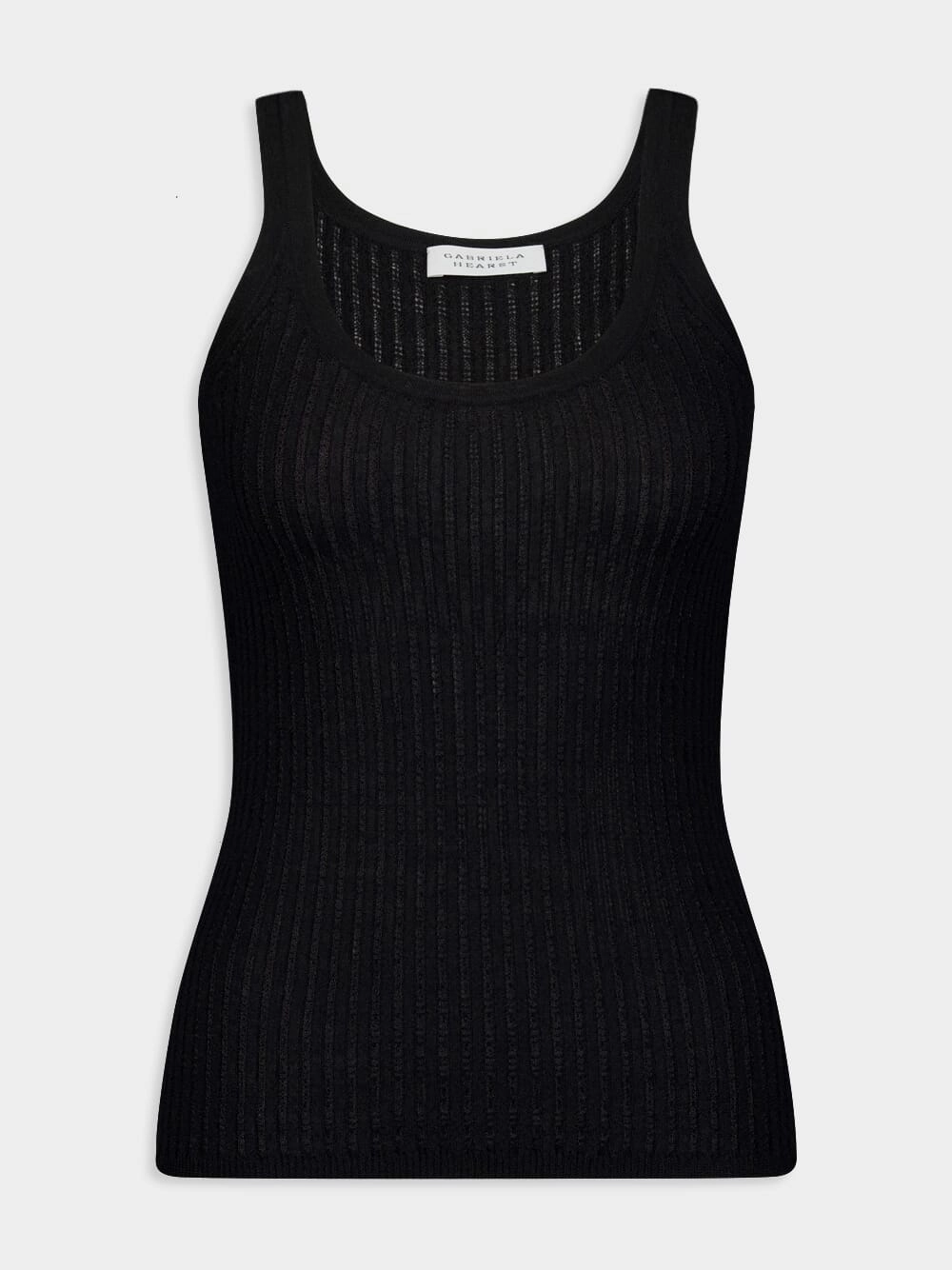 Nevin Pointelle-Knit Cashmere and Silk-Blend Tank Knitwear Womens - women's knitwear cheap