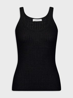 Nevin Pointelle-Knit Cashmere and Silk-Blend Tank Knitwear Womens - women's knitwear cheap